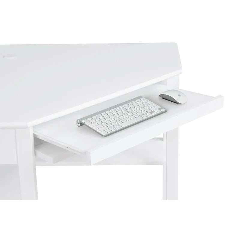Bureau d'écriture d'angle classique Poppy avec rangement
