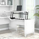 Retour de bureau assis-debout 3 positions Bush Furniture Somerset 42 pouces