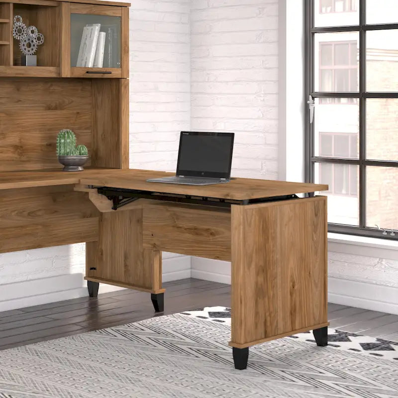 Retour de bureau assis-debout 3 positions Bush Furniture Somerset 42 pouces