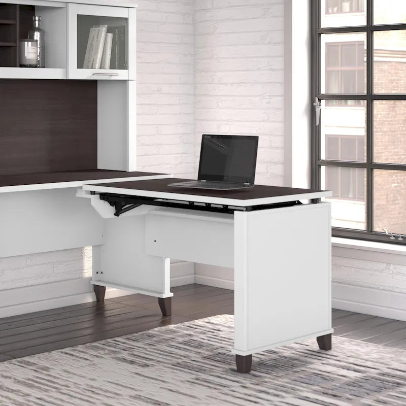 Retour de bureau assis-debout 3 positions Bush Furniture Somerset 42 pouces