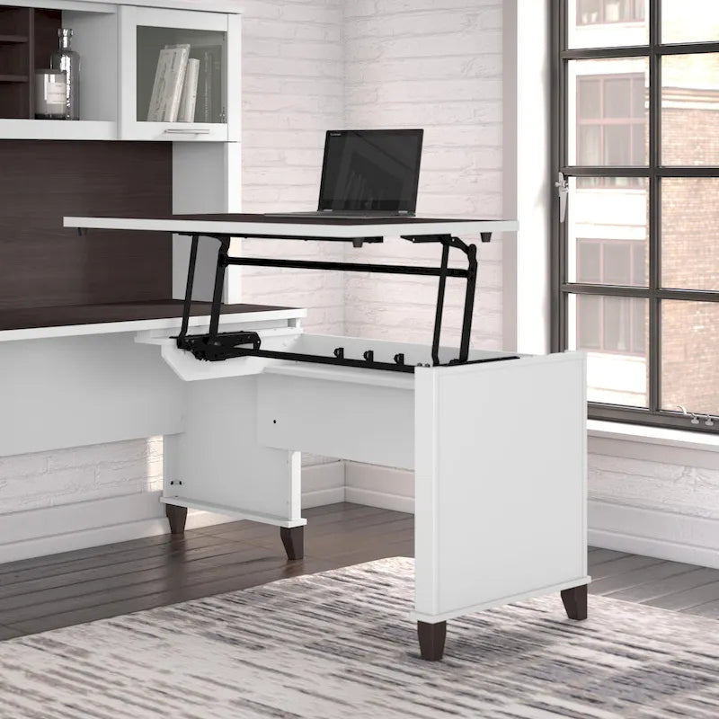 Retour de bureau assis-debout 3 positions Bush Furniture Somerset 42 pouces