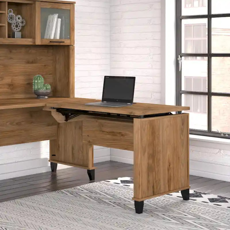 Retour de bureau assis-debout 3 positions Bush Furniture Somerset 42 pouces
