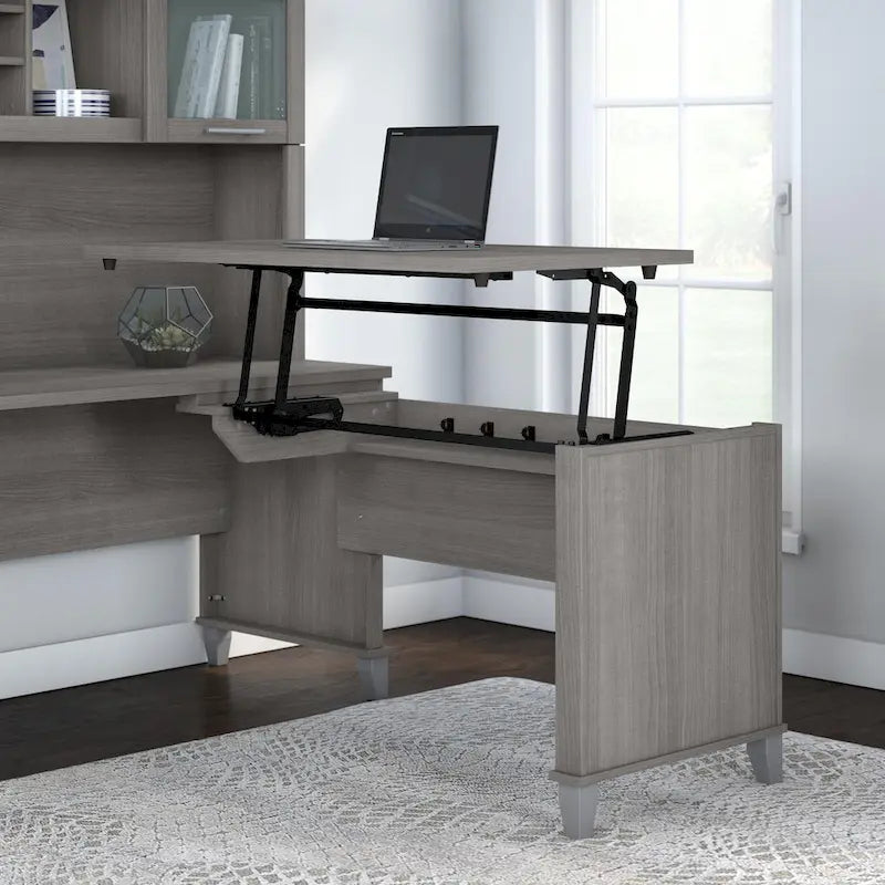 Retour de bureau assis-debout 3 positions Bush Furniture Somerset 42 pouces