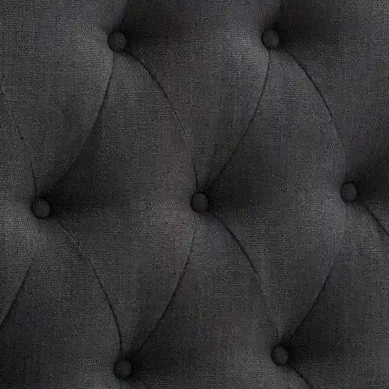 CorLiving Calera Tête de lit à panneau arqué en tissu capitonné diamant - Twin