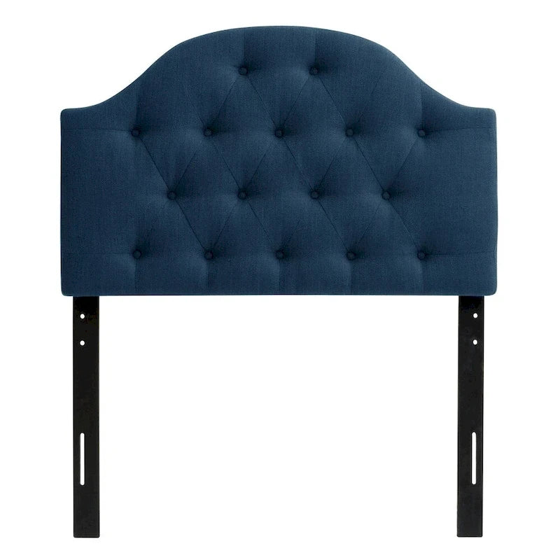 CorLiving Calera Tête de lit à panneau arqué en tissu capitonné diamant - Twin
