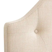 CorLiving Calera Tête de lit à panneau arqué en tissu capitonné diamant - Twin