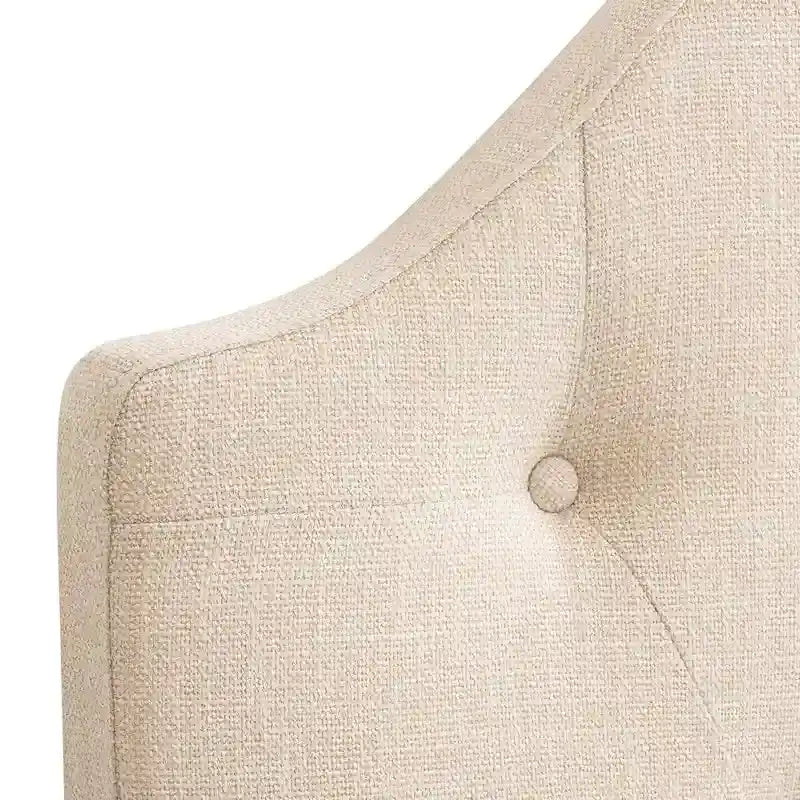 CorLiving Calera Tête de lit à panneau arqué en tissu capitonné diamant - Twin