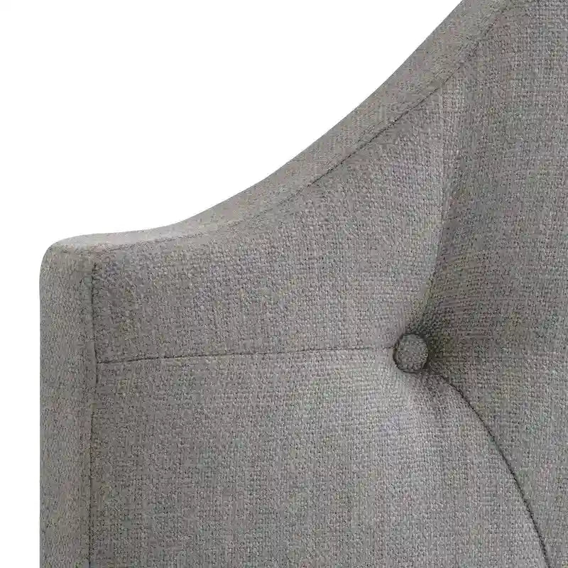 CorLiving Calera Tête de lit à panneau arqué en tissu capitonné diamant - Twin