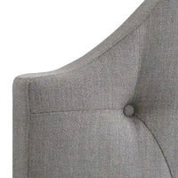 CorLiving Calera Tête de lit à panneau arqué en tissu capitonné diamant - Twin