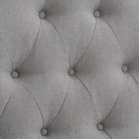 CorLiving Calera Tête de lit à panneau arqué en tissu capitonné diamant - Twin