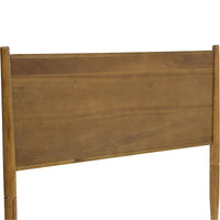 Ensemble de chambre plateforme Fopp milieu de siècle moderne en chêne, 2 pièces, par Furniture of America