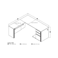 Bureau en L Bestar Prestige