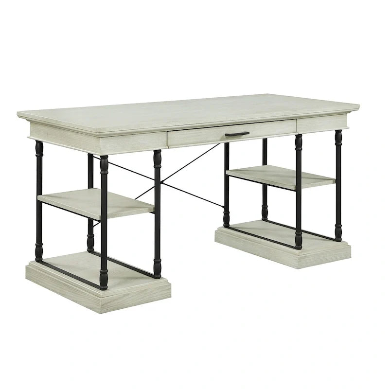 Bureau d'ordinateur/écriture en bois 1 tiroir Corvus Ursula 59