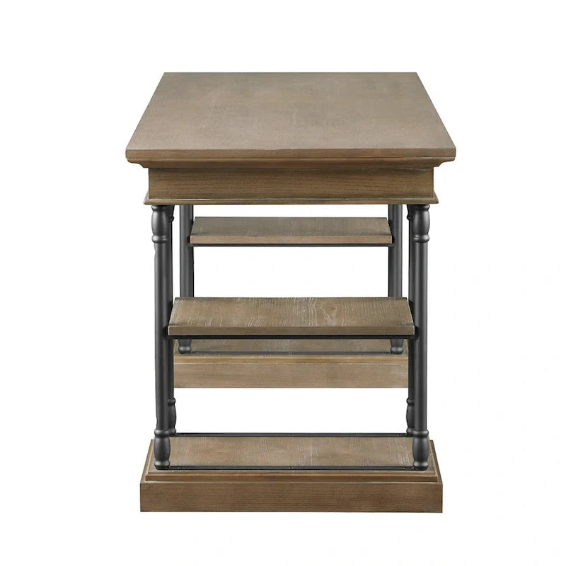 Bureau d'ordinateur/écriture en bois 1 tiroir Corvus Ursula 59