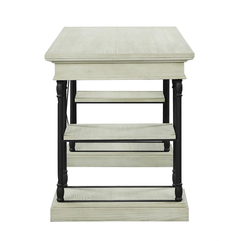 Bureau d'ordinateur/écriture en bois 1 tiroir Corvus Ursula 59