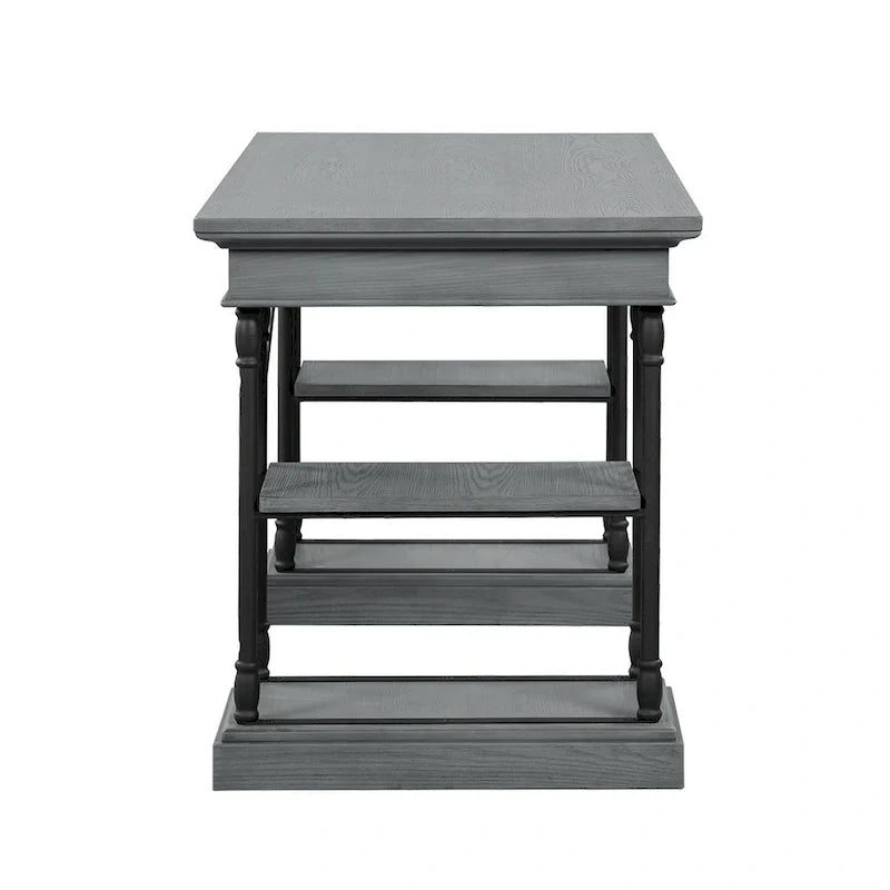 Bureau d'ordinateur/écriture en bois 1 tiroir Corvus Ursula 59