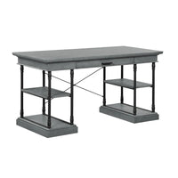 Bureau d'ordinateur/écriture en bois 1 tiroir Corvus Ursula 59