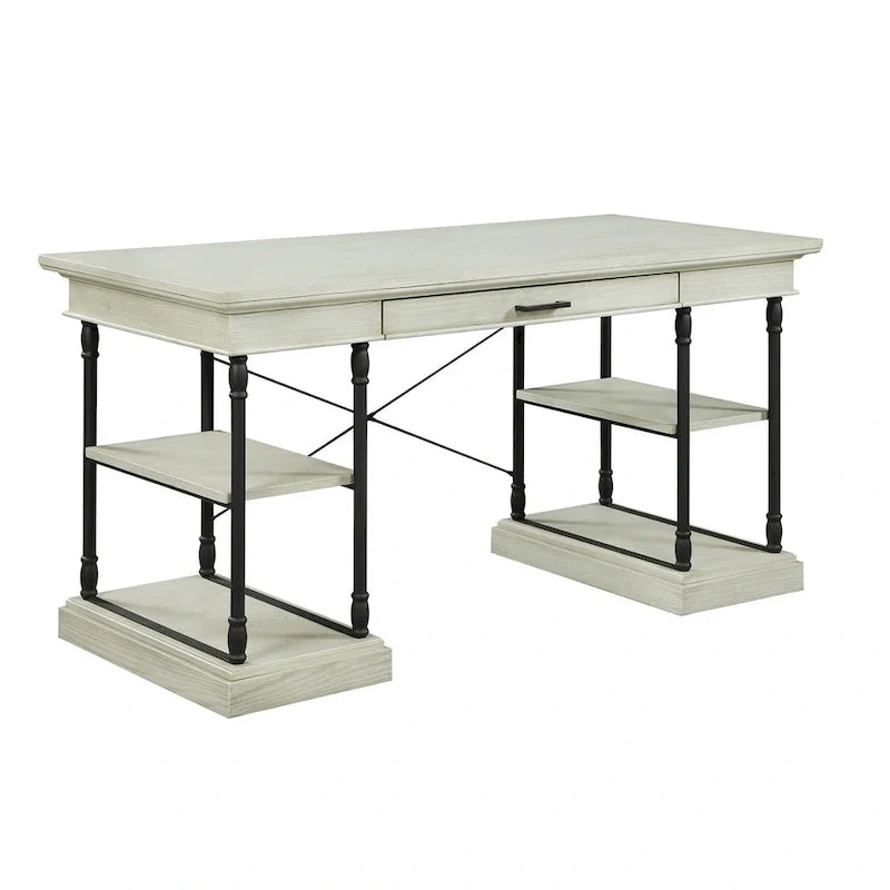 Bureau d'ordinateur/écriture en bois 1 tiroir Corvus Ursula 59
