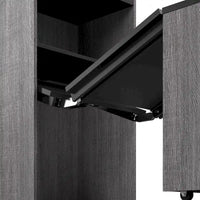 Meuble de rangement haut Orion 30W avec portes et bureau pliant par Bestar