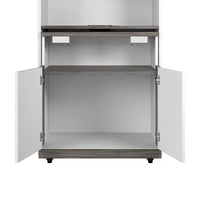 Meuble de rangement haut Orion 30W avec portes et bureau pliant par Bestar
