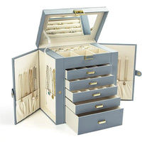 Boîte à bijoux pour femme - 6.8P x 10.6L x 11.4H