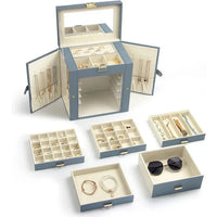 Boîte à bijoux pour femme - 6.8P x 10.6L x 11.4H