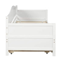 Lit de repos double en bois avec 2 tiroirs / lit gigogne, canapé-lit pour chambre à coucher salon, aucun sommier tapissier requis