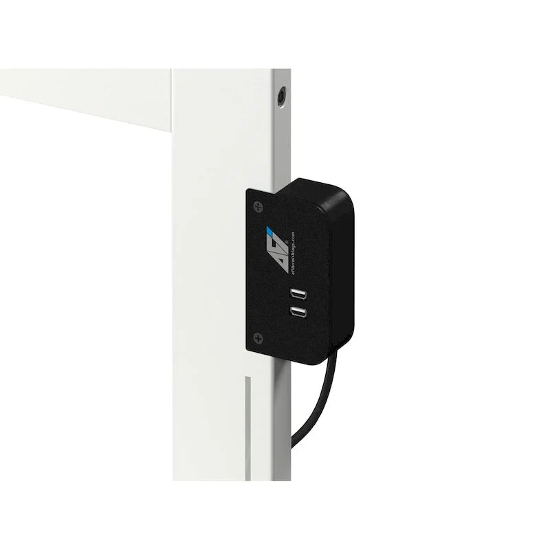 Lit plateforme AFI Metro avec pied de lit et lit gigogne assortis