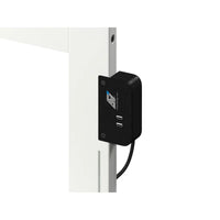 Lit plateforme AFI Metro avec pied de lit et lit gigogne assortis