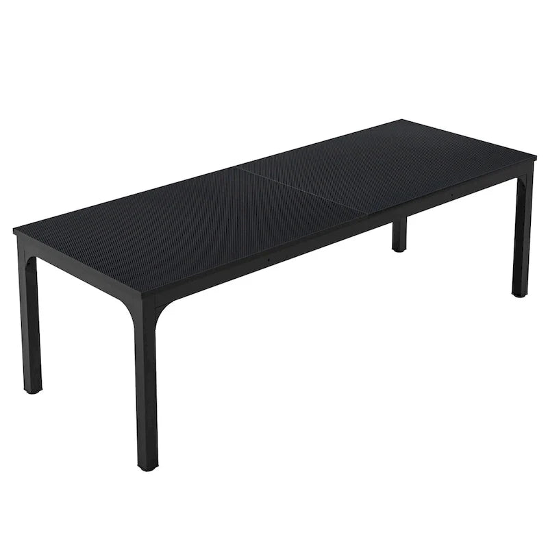 Bureau d'ordinateur extra long de 200 cm, bureau double, grand bureau d'écriture