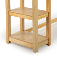 Bureau d'angle Plank and Beam avec étagères