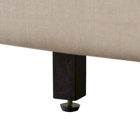 Lit rembourré à panneau rectangulaire Bellevue Queen