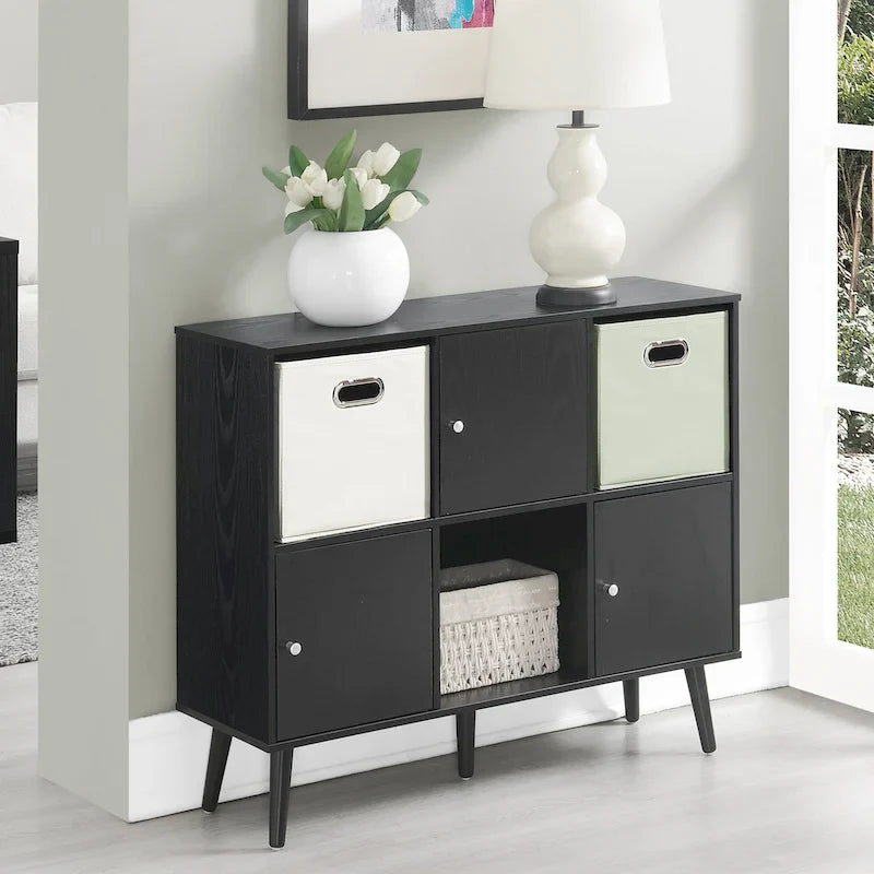 Meuble console desserte Xtra Storage Cube Organizer avec 3 casiers et 3 placards