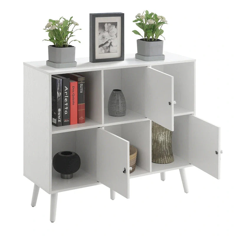 Meuble console desserte Xtra Storage Cube Organizer avec 3 casiers et 3 placards