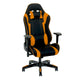 Chaise de gaming ergonomique à dossier haut Porch & Den Banton en cuir reconstitué, tissu et maille