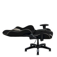 Chaise de gaming ergonomique à dossier haut Porch & Den Banton en cuir reconstitué, tissu et maille