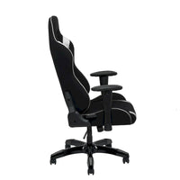 Chaise de gaming ergonomique à dossier haut Porch & Den Banton en cuir reconstitué, tissu et maille