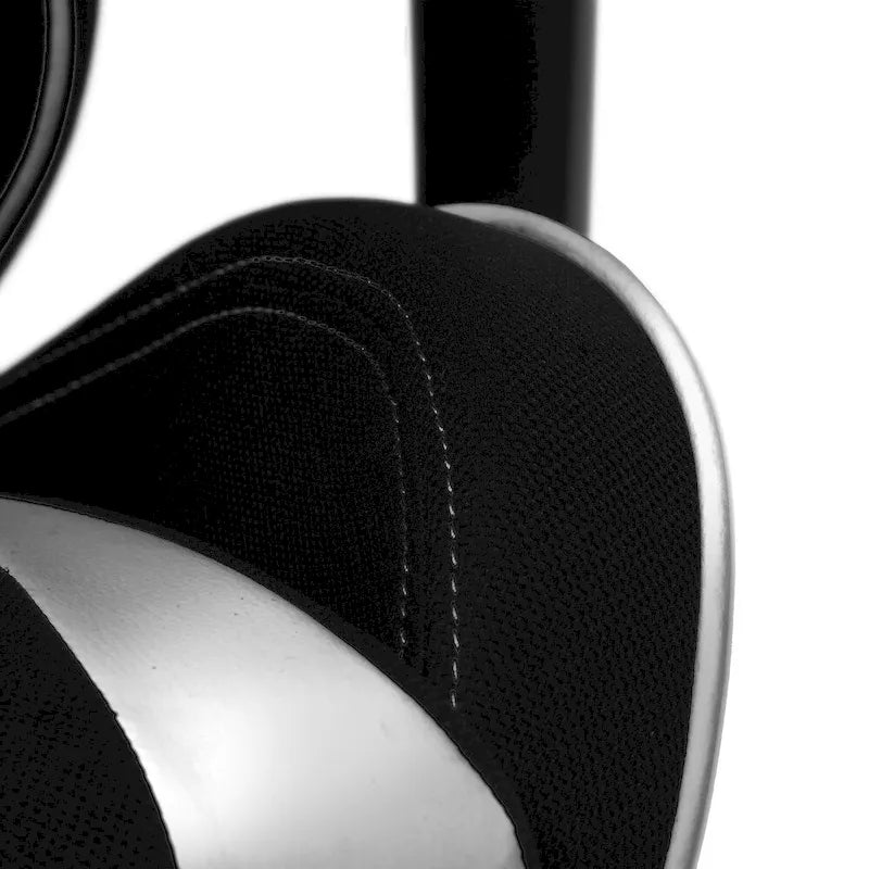 Chaise de gaming ergonomique à dossier haut Porch & Den Banton en cuir reconstitué, tissu et maille
