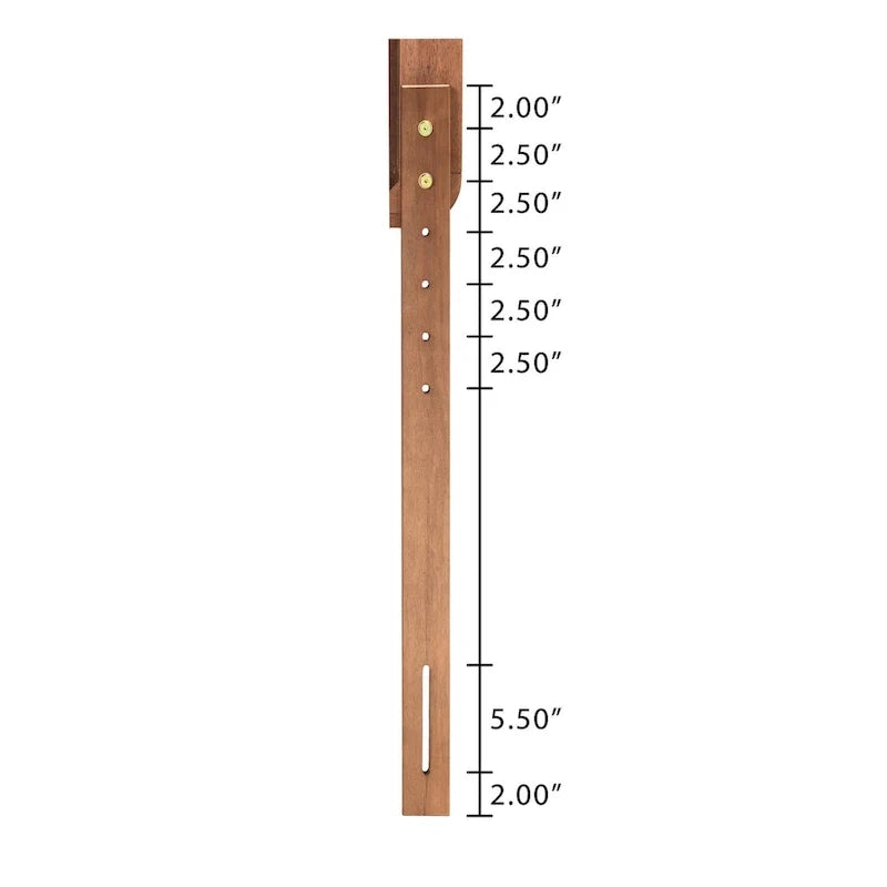 Tête de lit Risha moderne du milieu du siècle en bois de frêne et rotin avec finition noyer