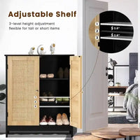 Meuble de rangement pour salle de bain, avec 2 portes et 2 étagères - 29,7P x 59,4L x 79,2H cm