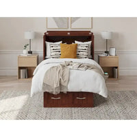 Lit escamotable Sydney Twin avec matelas de 15 cm