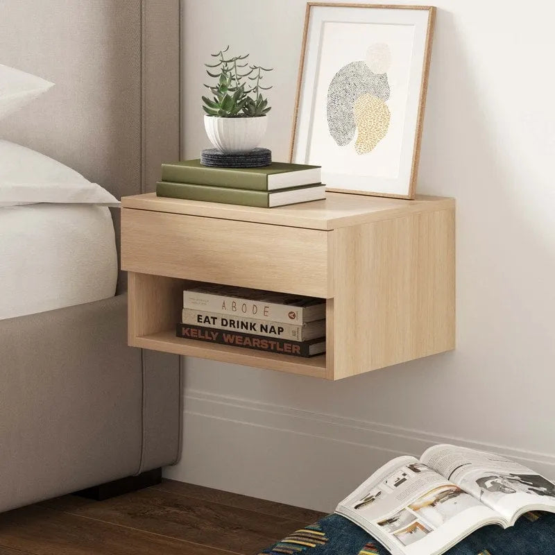 Table de chevet flottante moderne