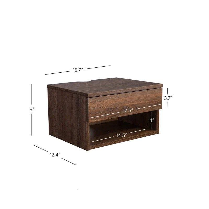 Table de chevet flottante moderne