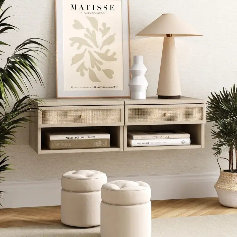Table de chevet flottante moderne