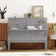 Lit escamotable format double avec bureau et port USB