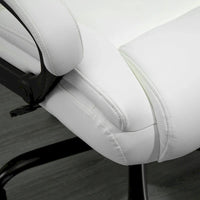 Fauteuil de bureau exécutif grande taille Vinsetto, chaise de bureau informatique 180 kg avec dossier haut en cuir PU ergonomique