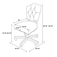 Chaise de bureau Hazel Natural