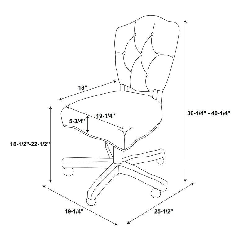 Chaise de bureau Hazel Natural