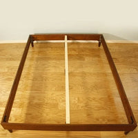 Cadre de lit plateforme en bois naturel pour matelas en latex ou en mousse à mémoire de forme