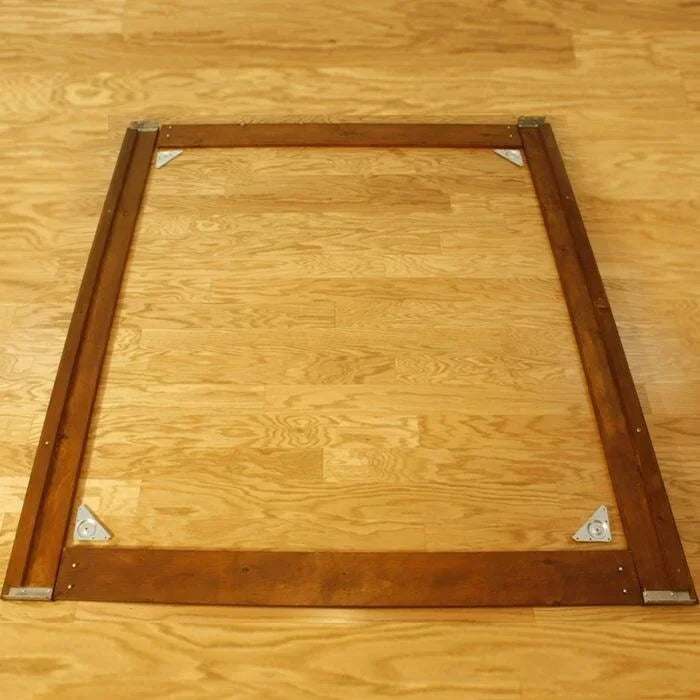 Cadre de lit plateforme en bois naturel pour matelas en latex ou en mousse à mémoire de forme
